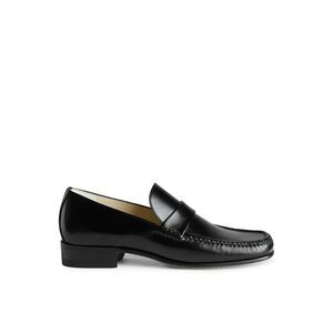 Phoebe Philo Women Black Leather Moccasin